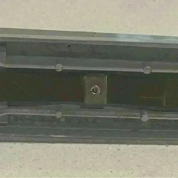 Vintage Swingline 8-1/2" Metal Stapler Grey USA Art Deco Office‎ Design - Picture 3 of 5